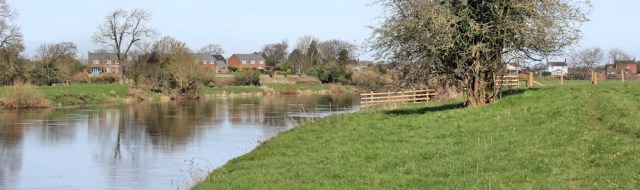 11 approaching Grinsdale, Ruth walking from Carlisle to Scotland