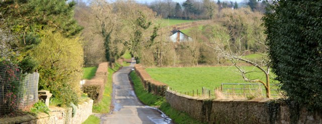 22 road to Kirkandrews-on-Eden, Ruth walking the English coast, Cumbria