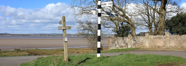 30 Rome sign post, Bowness on Solway, Ruth Livingstone