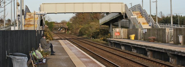 51 Gretna Green station, Ruth Livingstone walking the Scottish Coast