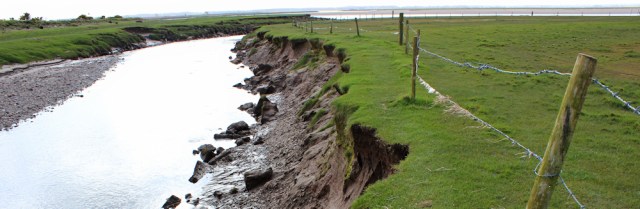 03 River Esk, Ruth walking in Gretna, Scotland