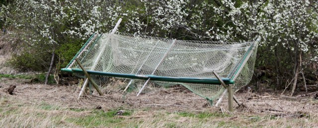 08 fishing nets, River Nith, Ruth hiking to Dumfries, Scotland