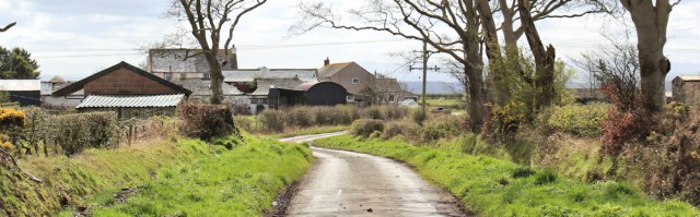 09 Redkirk and farmland, Ruth's coastal walk, Scotland