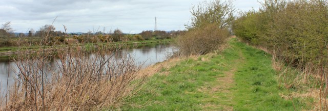 16 river narrowing, Ruth walking to Dumfries, Scotland