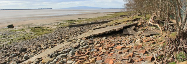 17 eroded shoreline, Solway coast, Torduff Point, Ruth's coastal walk, Scotland