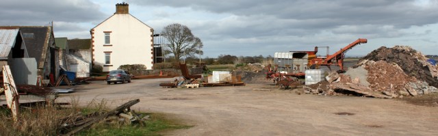 31 Seafield scrap yard, Ruth's coastal walk, Solway