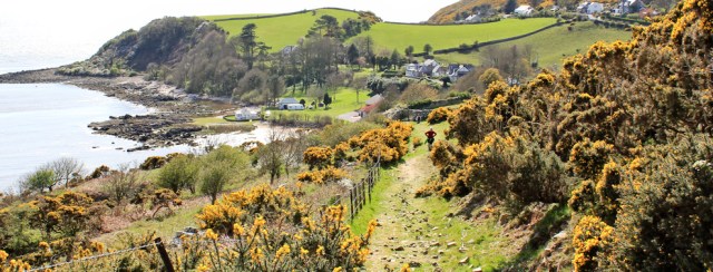 a08 walking into High Portling, Dalbeattie, Ruth Livingstone