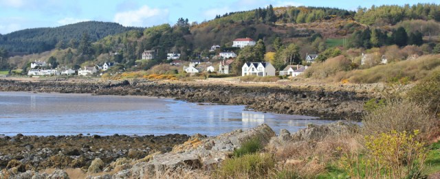 a22 Rockcliffe, Ruth hiking the coastal path, near Dalbeattie