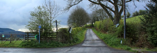 01 leaving Palnackie, Ruth hiking in Dumfries and Galloway