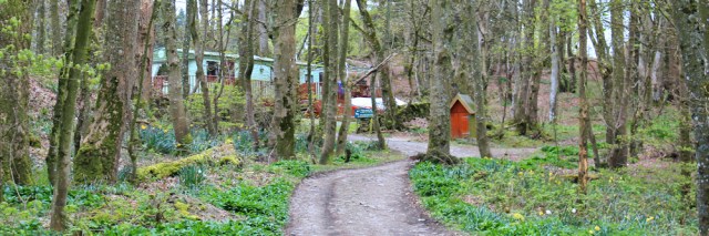 02 Graplin holiday park, Ruth walking the coast of Scotland to Gatehouse of Fleet