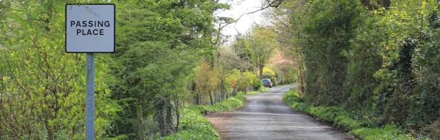 21 lane to Balcary Bay, Ruth's coast walk, Dumfries and Galloway