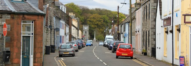 35 Creetown, Ruth walking the coast in Scotland