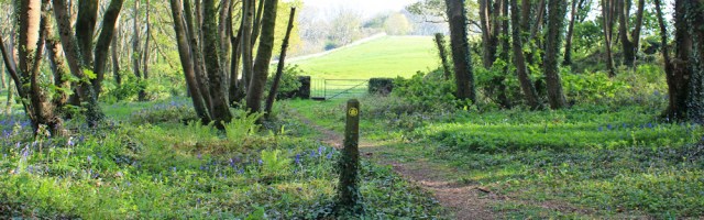 36 Ruth hiking the coast to Garlieston, The Machars, Scotland
