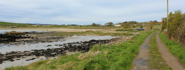 37 lane to Brighouse Bay, Ruth walking the coast of Dumfries and Galloway