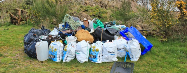 39 fly tip or clean up, Ruth's coast walk, Dumfries and Galloway