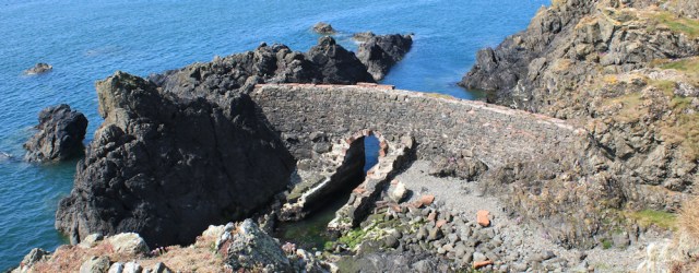 02 ruins old harbour, Ruth's coastal walk, Galloway, Scotland