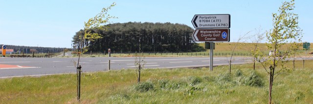 04 old military road to Port Patrick, Ruth walking the Galloway coast, Scotland