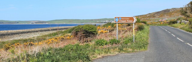 09 turn off to Chapel Finian, Ruth's coastal walk, Galloway, Scotland