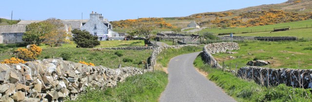 16 Killantringan, Ruth hiking in Galloway, The Rhins