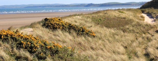 30 Sandhead Bay, Ruth walking the Galloway coast, Scotland