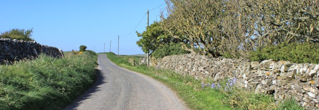 39 road up to Castlemoor, Ruth's coastal walk, The Rhins, Galloway, Scotland