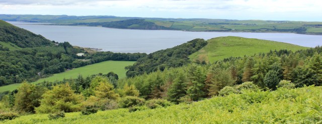 06 Finnarts Bay, Loch Ryan, Ruth hiking in Scotland, Ayrshire Coastal Path