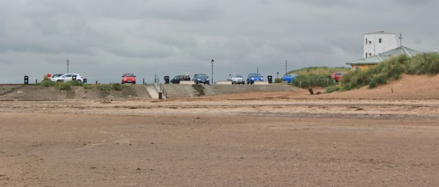 10 Irvine Beach, Ruth hiking the coast of Scotland