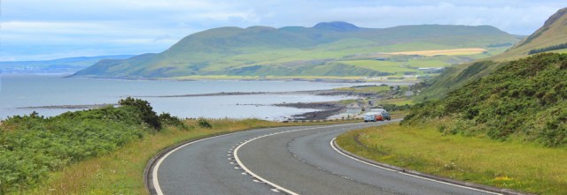13 hiking to Lendalfoot, A77, Ruth walking the Ayrshire Coastal Path, Scotland