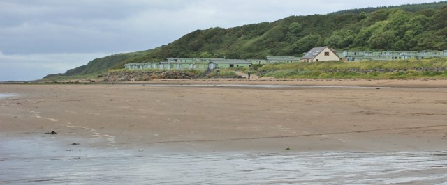 13 holiday park, Burnfoot, Ruth walking the coast of Scotland, to Ayr