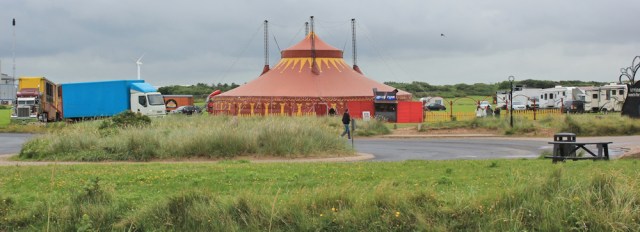 15 circus tent, Irvine, Ruth's coastal walk