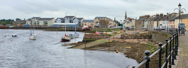 24 Irvine waterside, Ruth hiking the coast of Scotland