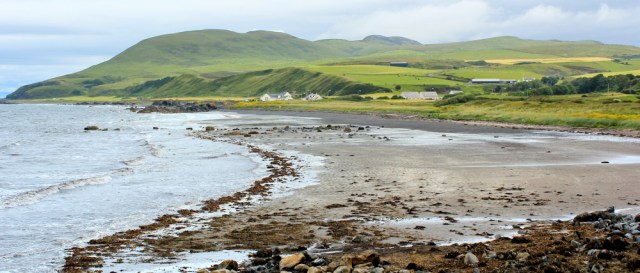 24 Ruth Livingstone walking the coast from Lendalfoot to Girvan, Scotland