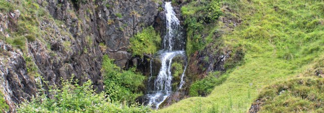 34 waterfall, Ardwell, Ruth hiking to Girvan, Scotland