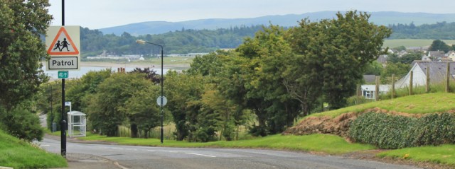 42 Ruth hiking to Maidens, Ayrshire Coast Path