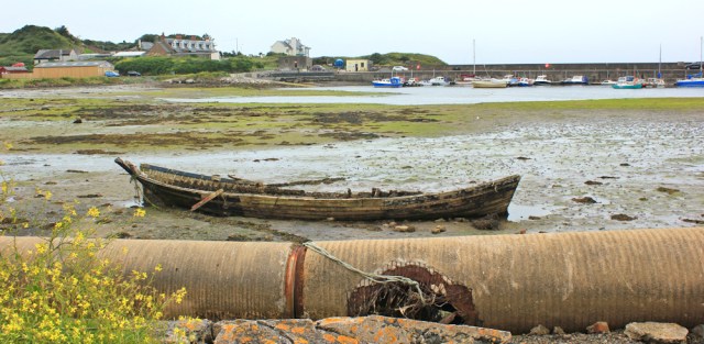 43 Maidens Marina, Ruth hiking the Ayrshire Coastal Path, Scotland