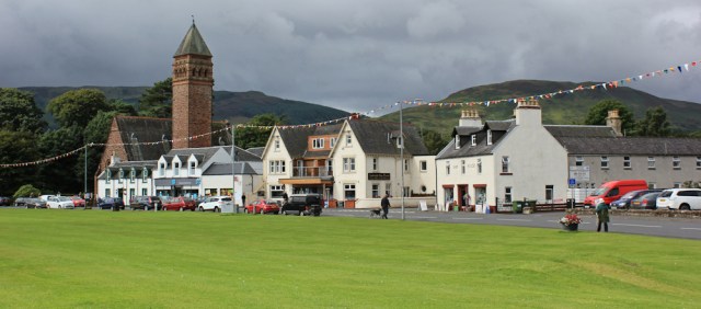 01 Lamlash, Ruth hiking the Arran Coastal Way, Scotland