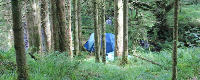 06 wild camping, Whiting Bay, Ruth's coastal walk around Arran