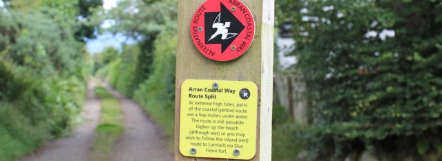 07 choice of routes, Arran Coastal Way, Ruth Livingstone