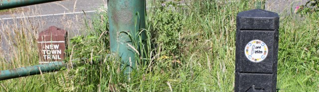 11 core path and new town trail, Ruth hiking to Kilwinning