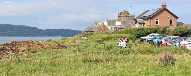 18 Portencross, Ruth walking the Ayrshire Coastal Path, Scotland