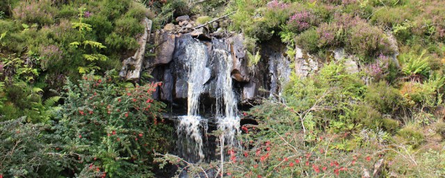 18 waterfalls, Ruth hiking the Arran Coastal Way