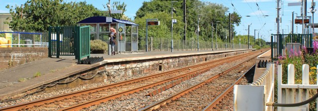 21 Stevenston railway station, Ruth Livingstone