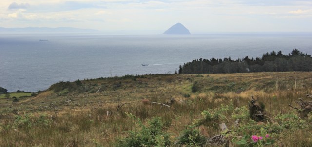 23 Aisla Craig, Ruth Livingstone walking the Arran Coastal Way