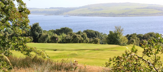 25 sea view, Ruth hiking to Skelmorie, Ayrshire