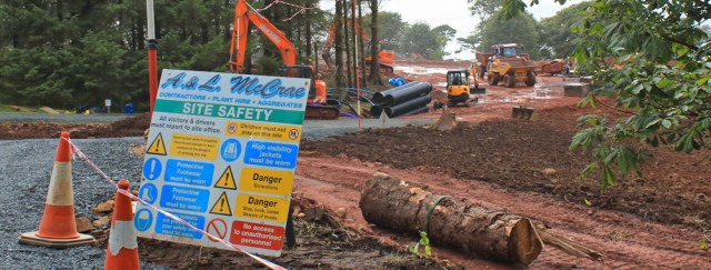29 building site, Ruth Livingstone's coastal walk