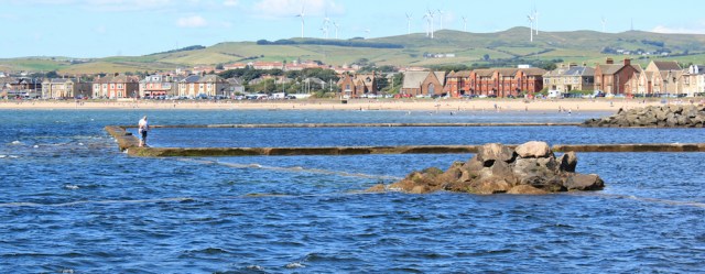 37 pools, South Beach Ardrossan, Ruth's coastal walk around Scotland