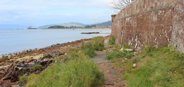 41 Fairlie coastal walk, Ruth hiking the Ayrshire Coastal Path, Scotland