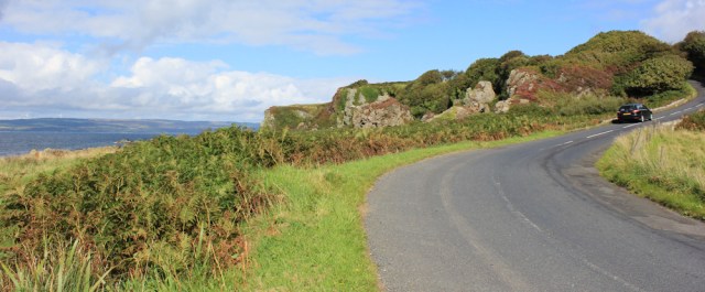 01 bus drop off at Imachur, Ruth's coastal walk, Arran