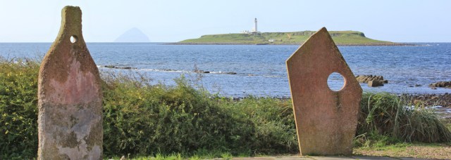 01 Pladda from Kildonan, Ruth's coastal walk around the Isle of Arran