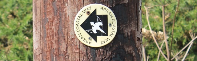 07 Arran Coastal Way, Ruth hiking the coast of Scotland